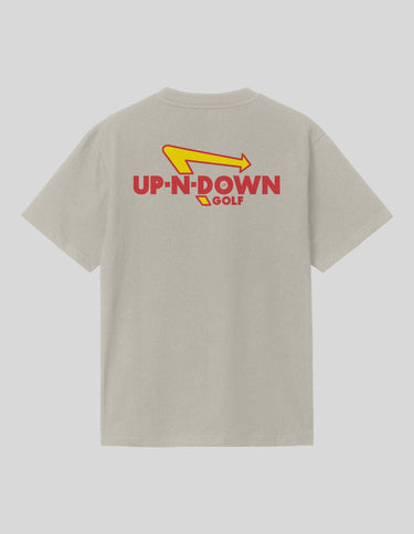 Up and Down T-Shirt Greater Half Off White S